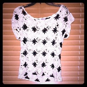 Vintage crocheted top